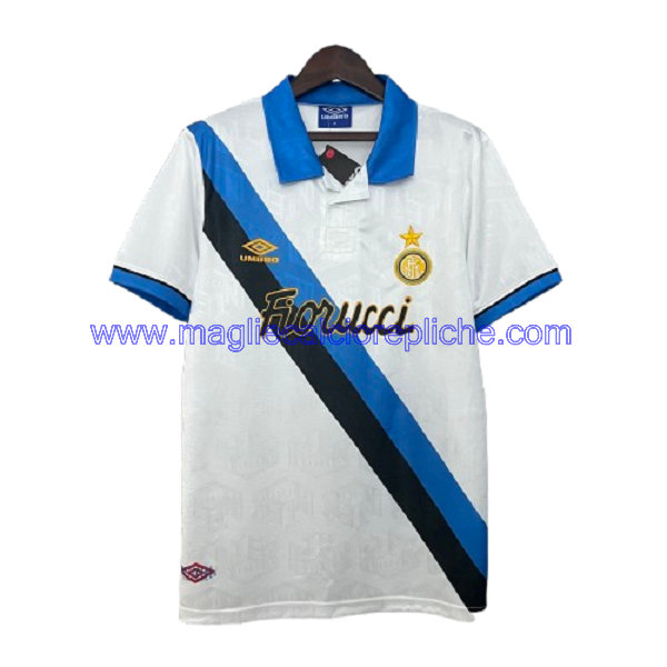 seconda divisa maglie calcio inter 1994-1995 blanc