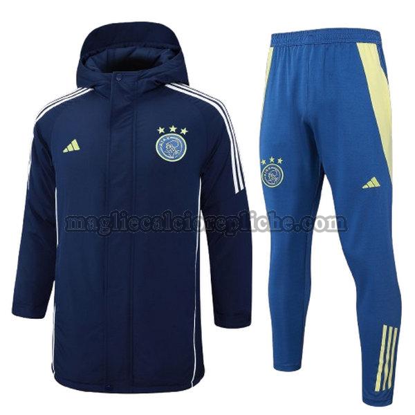 cotton padded clothes calcio ajax 2024 2025 completo blu