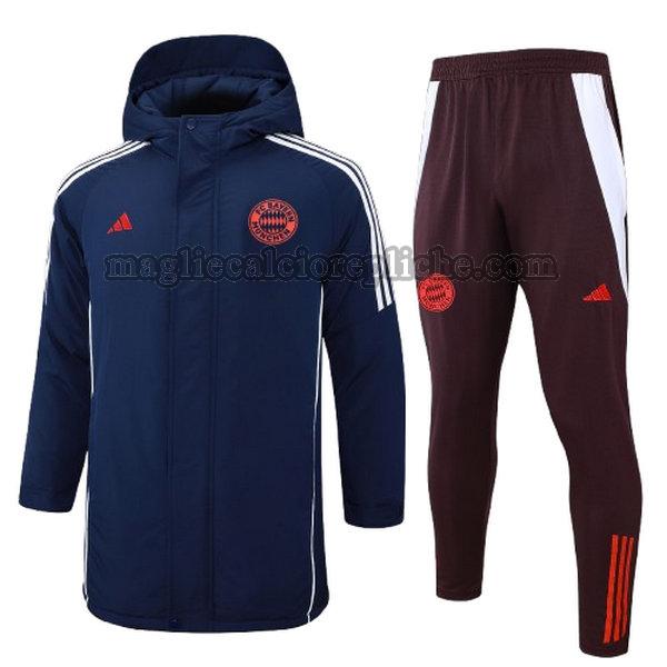 cotton padded clothes calcio bayern münchen 2024 2025 completo blu