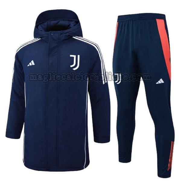 cotton padded clothes calcio juventus 2024 2025 completo blu