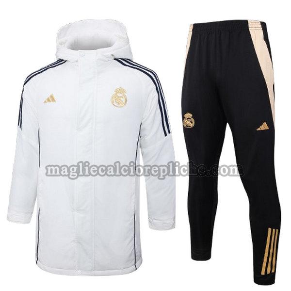 cotton padded clothes calcio real madrid 2024 25 completo bianco