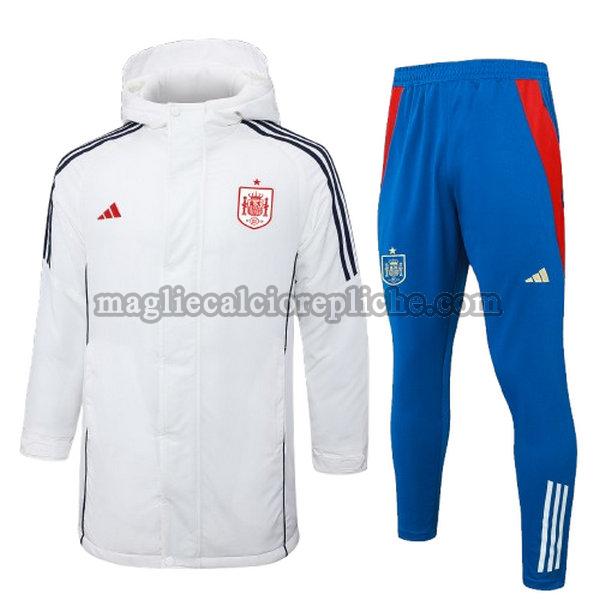 cotton padded clothes calcio spagna 2024 2025 completo bianco