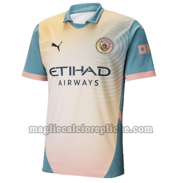 fourth maglie calcio manchester city 2024 2025 giallo verde