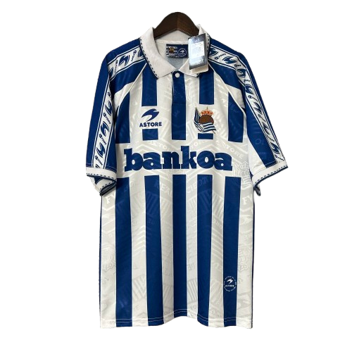 maglie calcio real sociedad 19944 1995 blu bianco