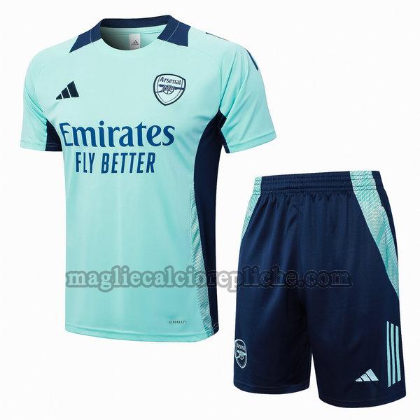 magliette formazione calcio arsenal 2024 2025 completo verde