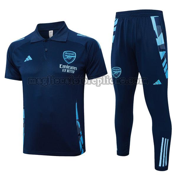 polos calcio arsenal 2024 2025 completo blu