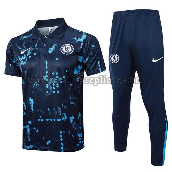 polos calcio chelsea 24 25 completo blu