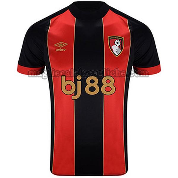 prima maglie calcio afc bournemouth 2024 2025 thailandia rosso nero