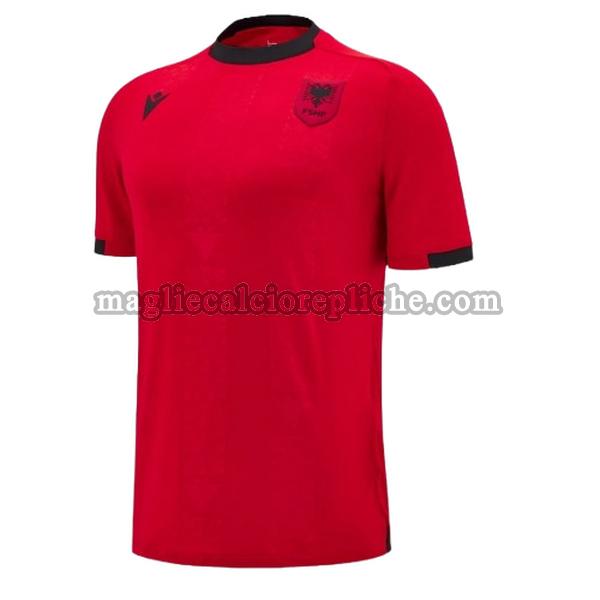 prima maglie calcio albania 2024 thailandia rosso