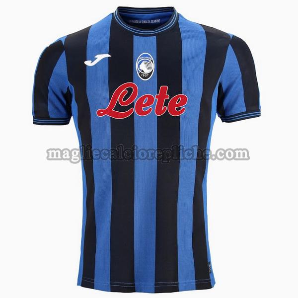 prima maglie calcio atalanta 2024 2025 thailandia blu nero