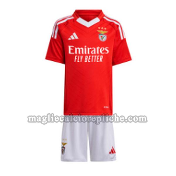 prima maglie calcio bambino sl benfica 2024 2025 rosso