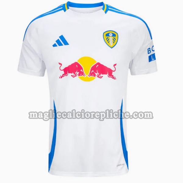 prima maglie calcio leeds united 2024 2025 thailandia bianco