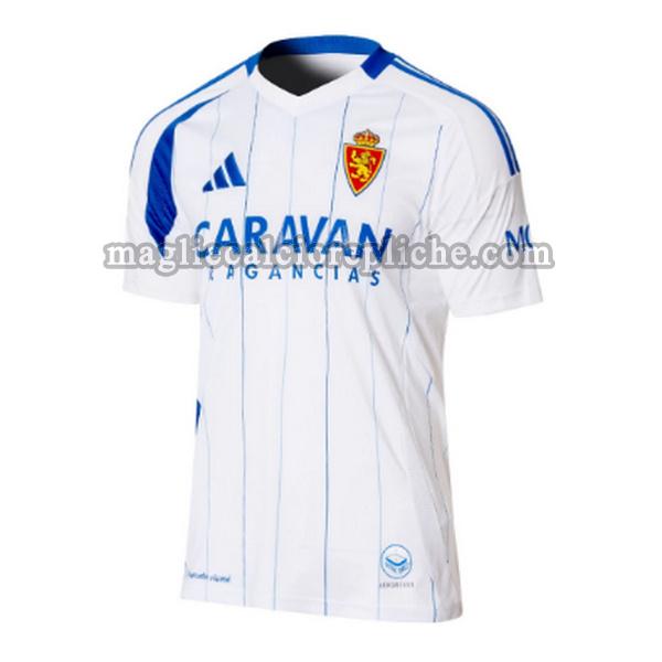 prima maglie calcio real zaragoza 2024 2025 thailandia balnco