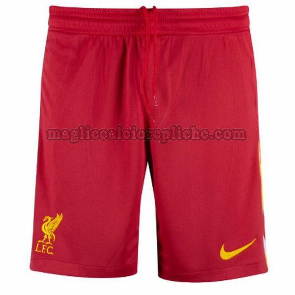 prima pantaloncini calcio liverpool 2024 2025 rosso