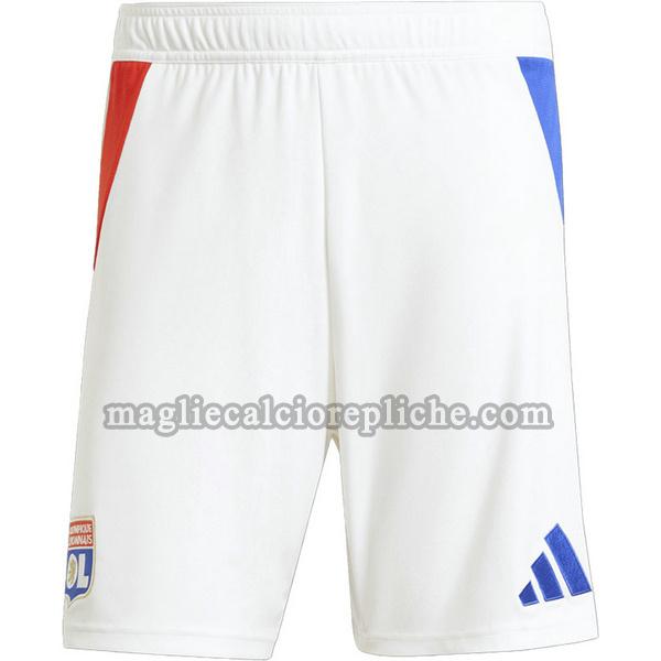 prima pantaloncini calcio olympique lyon 2024 2025 bianco