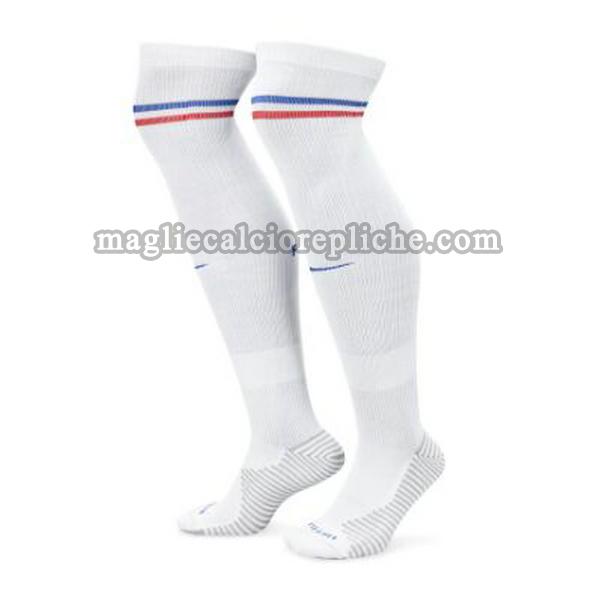 seconda calzini calcio francia 2024 bianco