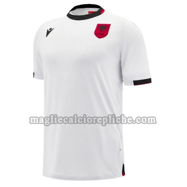 seconda maglie calcio albania 2024 thailandia bianco