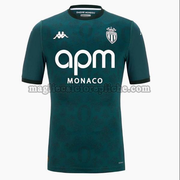 seconda maglie calcio as monaco 2024 2025 thailandia verde