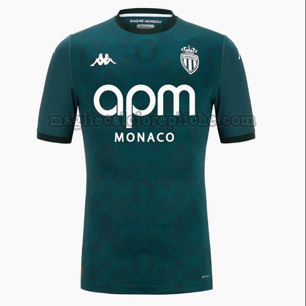 seconda maglie calcio as monaco 2024 2025 verde