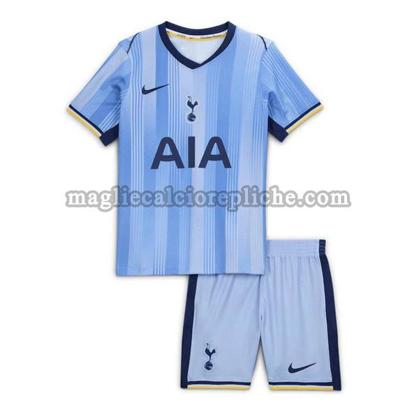 seconda maglie calcio bambino tottenham hotspur 2024 2025 blu