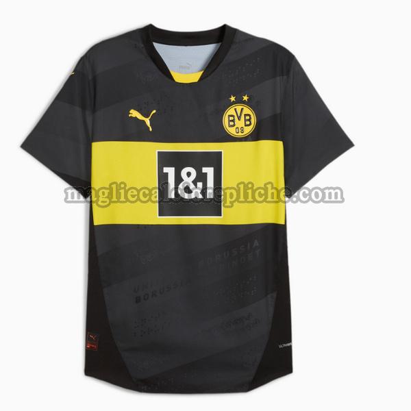 seconda maglie calcio borussia dortmund 2024 2025 nero