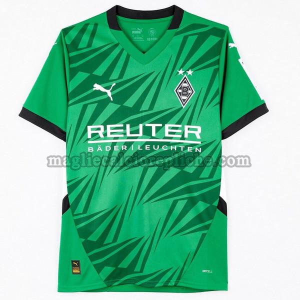 seconda maglie calcio borussia mönchengladbach 2024 2025 thailandia verde