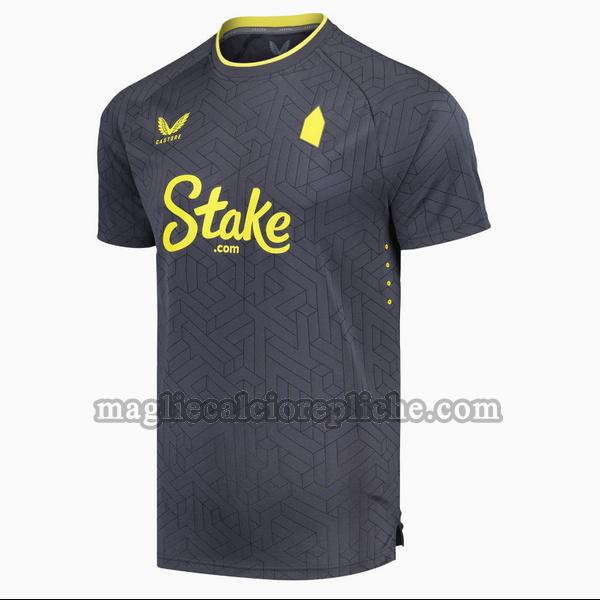 seconda maglie calcio everton 2024 2025 nero