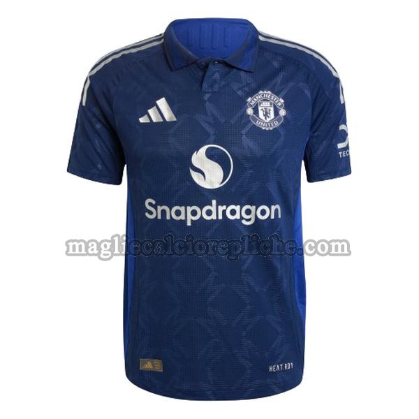 seconda maglie calcio manchester united 2024 2025 blu