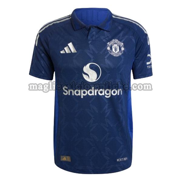 seconda maglie calcio manchester united 2024 2025 thailandia blu