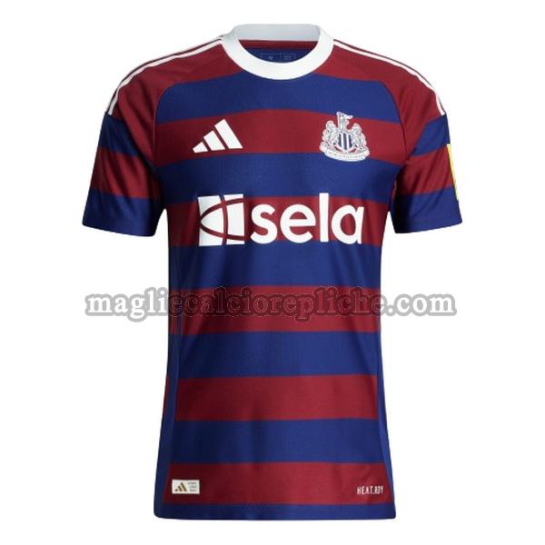 seconda maglie calcio newcastle united 2024 2025 thailandia rosso blu