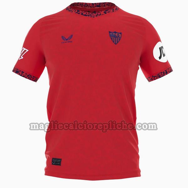 seconda maglie calcio siviglia 2024 2025 thailandia rosso