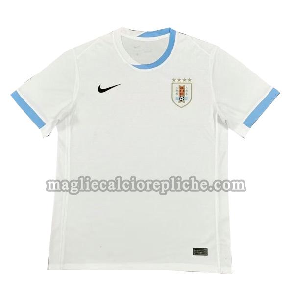 seconda maglie calcio uruguay 2024 thailandia bianco