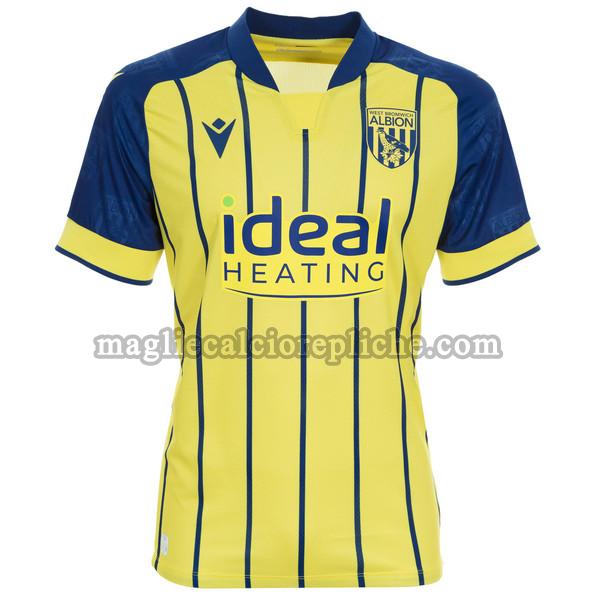 seconda maglie calcio west bromwich 2024 2025 thailandia giallo