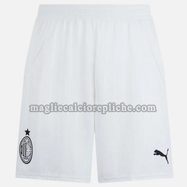 seconda pantaloncini calcio ac milan 2024 2025 bianco