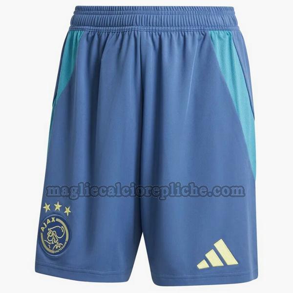 seconda pantaloncini calcio ajax 2024 2025 blu