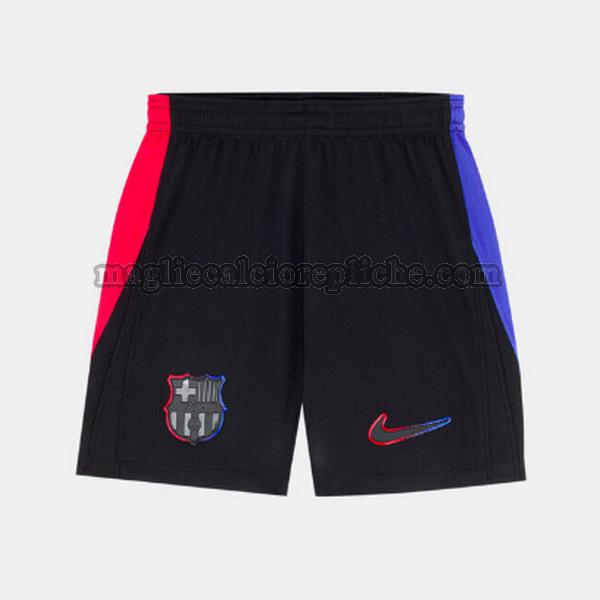 seconda pantaloncini calcio barcellona 2024 2025 nero