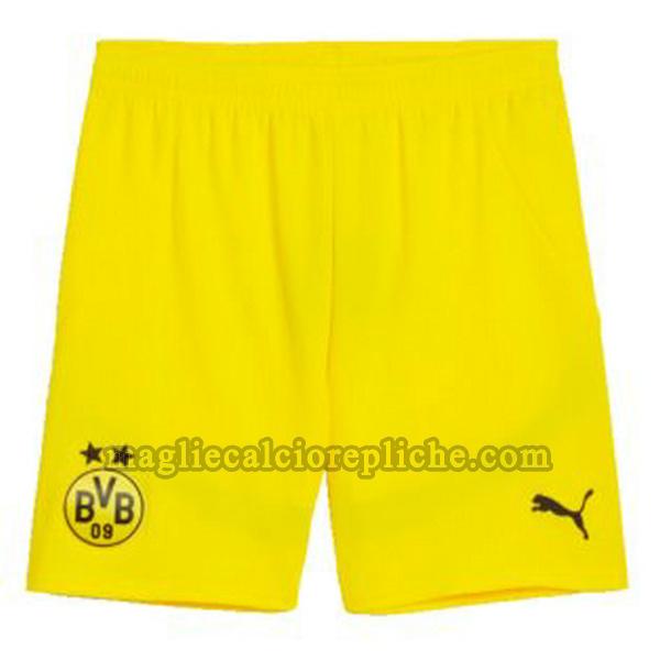 seconda pantaloncini calcio borussia dortmund 2024 2025 giallo