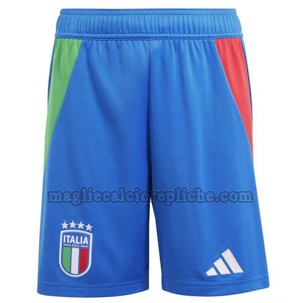 seconda pantaloncini calcio italia 2024 blu