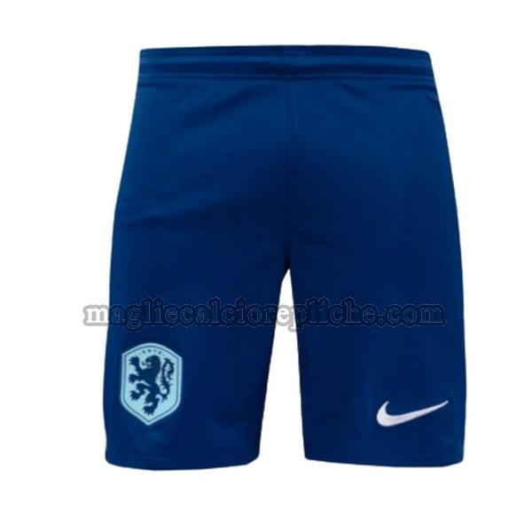 seconda pantaloncini calcio olanda 2024 blu