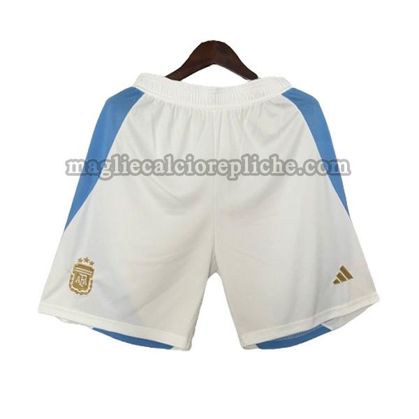 seunda pantaloncini calcio argentina 2024 bianco