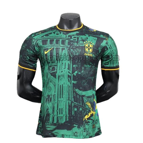 special edition maglie calcio brasile 2024 player verde