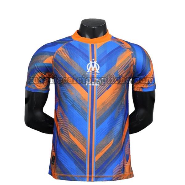 special edition maglie calcio olympique marsiglia 2024 player blu arancione