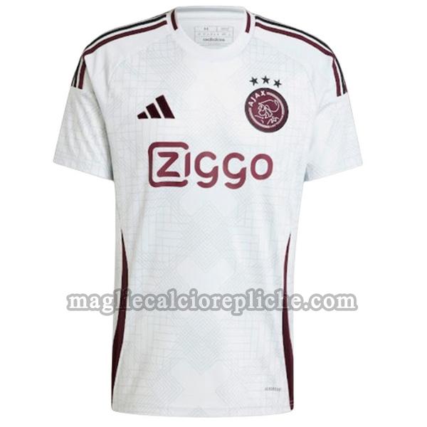 terza maglie calcio ajax 2024 2025 bianco