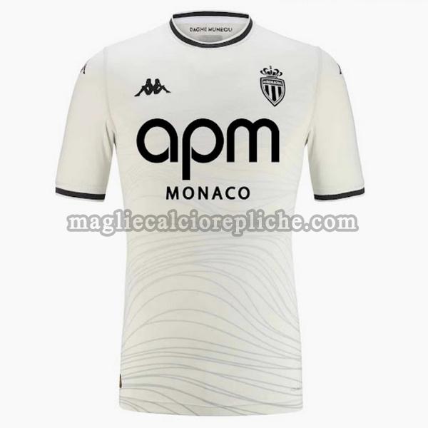 terza maglie calcio as monaco 2024 2025 bianco