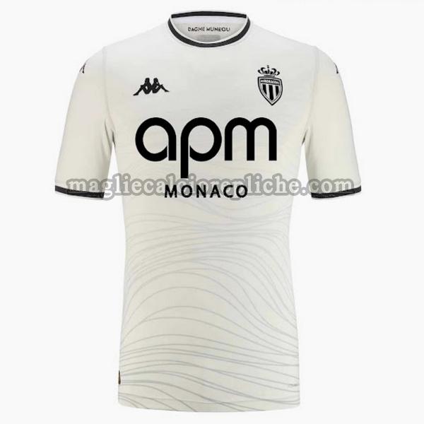 terza maglie calcio as monaco 2024 2025 thailandia bianco