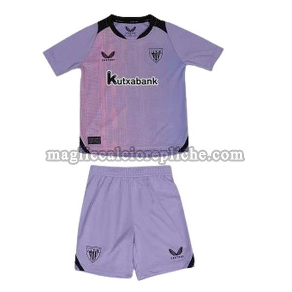 terza maglie calcio bambino athletic bilbao 2024 2025 purple