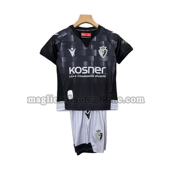 terza maglie calcio bambino osasuna 2024 2025 nero