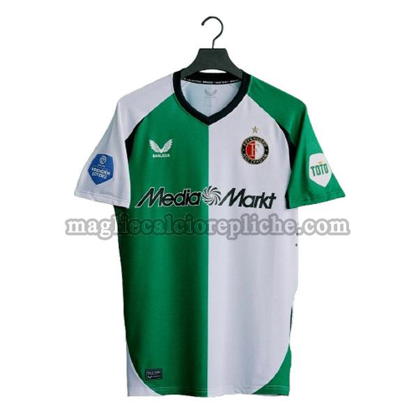 terza maglie calcio feyenoord 2024 2025 verde bianco