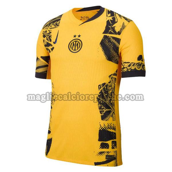 terza maglie calcio inter 2024 2025 thailandia giallo