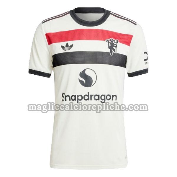 terza maglie calcio manchester united 2024 2025 thailandia bianco